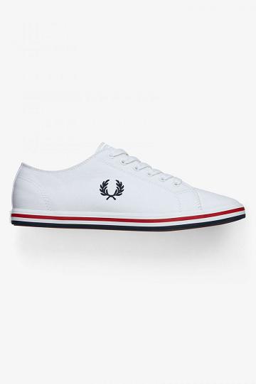 Fred Perry Kingston Miesten Kengät Valkoinen | FI 1903WNBY